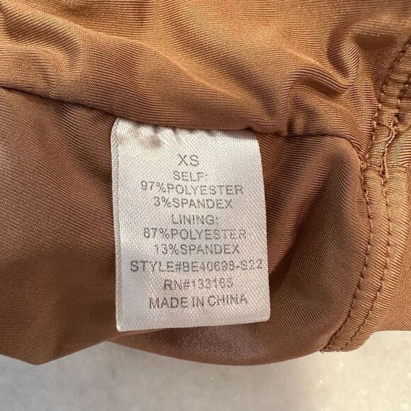 Altar'd State Revival Lined Brown Running Shorts Size XS - Picture 4 of 4